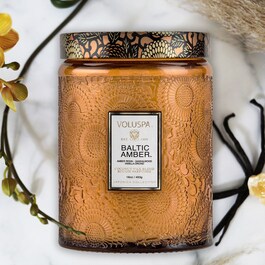 Japonica Baltic Amber Large Jar Candle - Svíčka