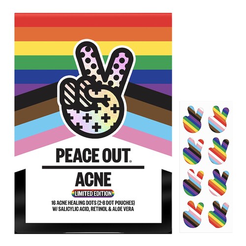 PEACE OUT SKINCARE - Pride Limited Edition - Náplasti na akné s kyselinou salicylovou