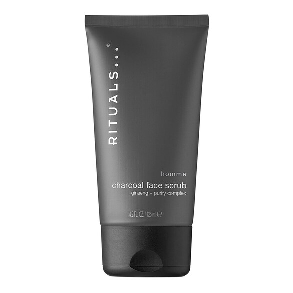 Homme Charcoal Face Scrub - Tělový peeling, RITUALS