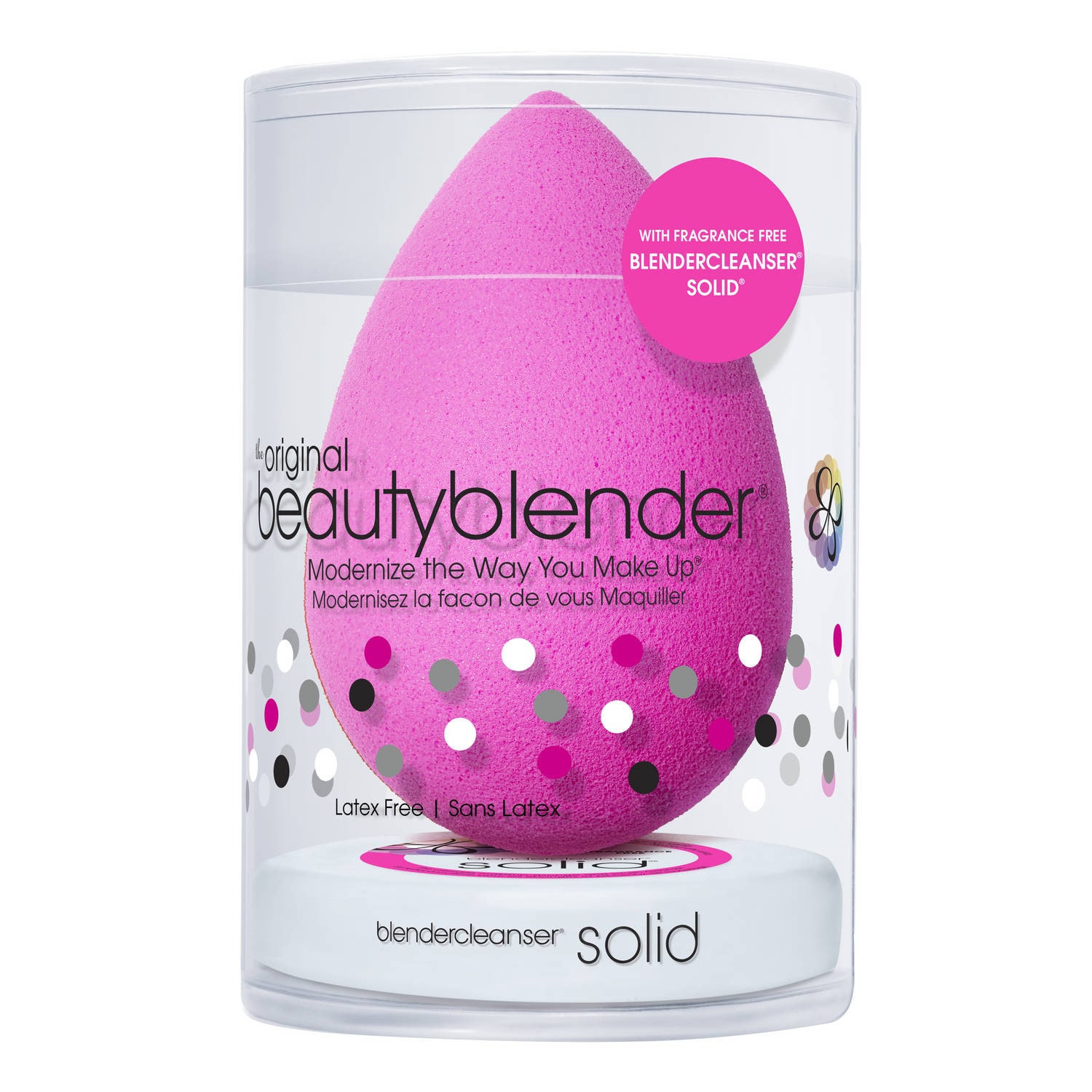 Originální beautyblender & tuhý mini blendercleanser z BEAUTYBLENDER ≡